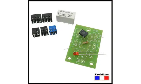Carte relais bistable 12v en kit