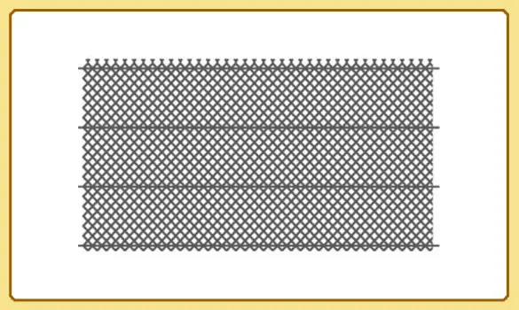 Grillage losange type hauteur 1m50