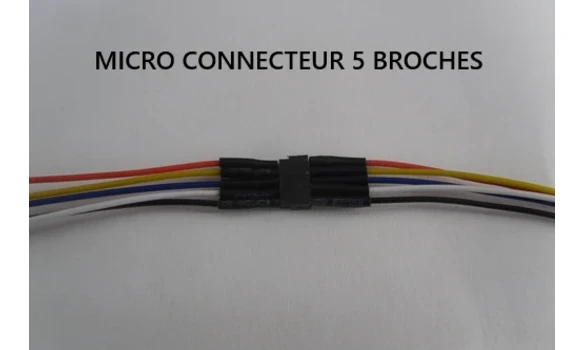 1 Micro connecteur 5 broches M/F