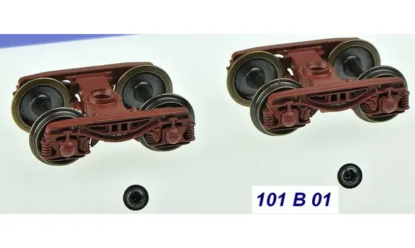 Set de 2 bogies Y27E -4 boites SKF-brun