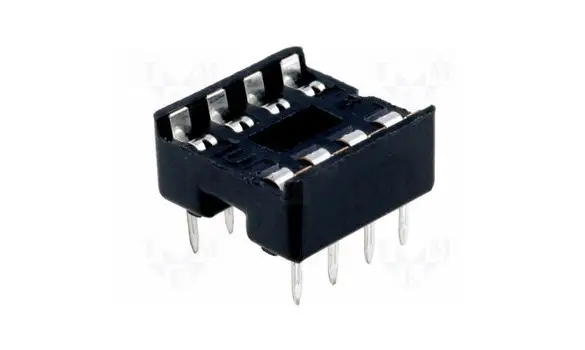 Support CI lyre 8 broches DIP8 x 1