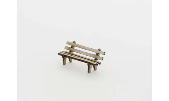 Lot de 10 bancs - échelle HO