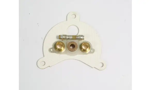 FLASQUE MOTEUR ISOLEE BAKELITE 3 POINTS