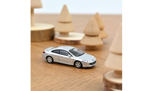 Peugeot 407 Coupé 2006 Argent 1/87