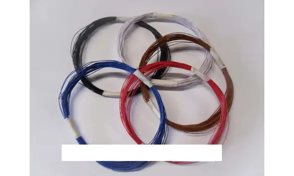 5 x 10 mètres de fil 0.5mm type AWG34