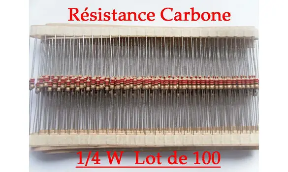100 résistances miniatures 15K Ohms