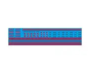 BB75300 Bandes Carmillon et logo 1/87eme