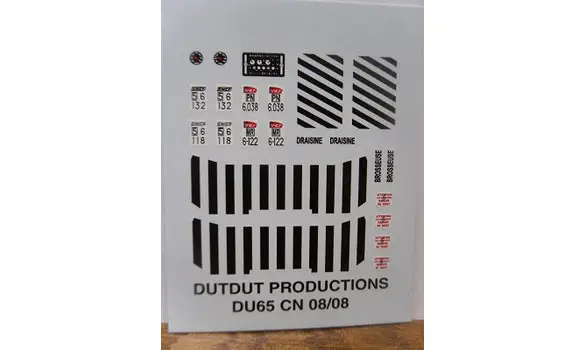 DU 65 SNCF chasse neige 1/87eme HO