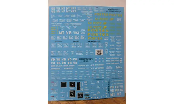 Marquages parc de service époque III + p