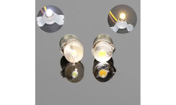 1 Ampoule led a vis E5 ton chaud