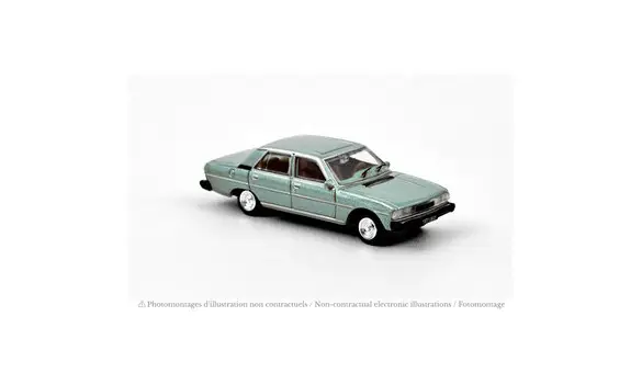 Peugeot 604 1977 Vert Torrent 1/87