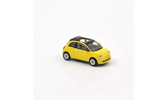 Fiat 500C 2009 Jaune 1/87