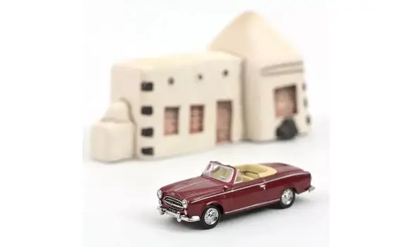 Peugeot 403 Cabriolet 1957 Rouge 1/87