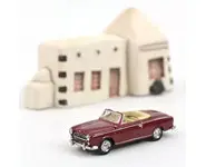 Peugeot 403 Cabriolet 1957 Rouge 1/87