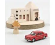 Renault 8 1963 Rouge Montijo 1/87