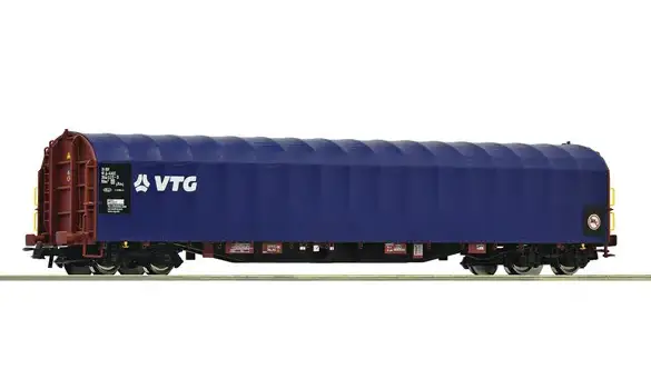 Wagon à bâche coulissante, VTG Roco