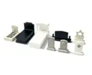 Cimetière - 3 tombes et 5 Pierres tombal