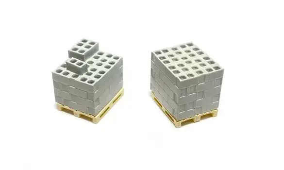 2 palettes de parpaing HO