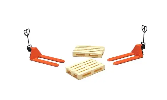 2 transpalettes orange HO