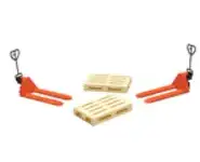 2 transpalettes orange HO