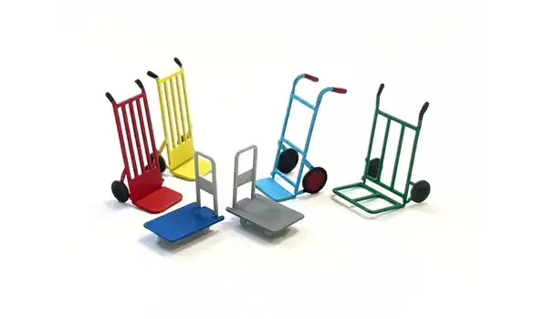 Lot de 6 chariot a mainHO