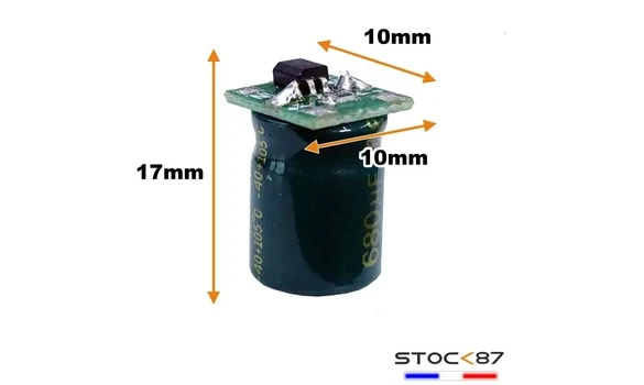 Petite platine éclairage spéciale DCC