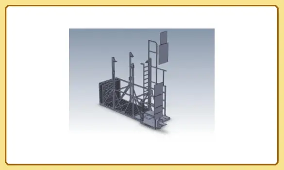 Nacelle simple haute (1/87)