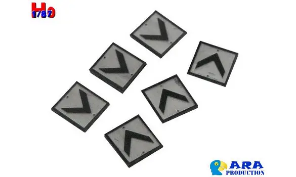 SNCF - 6 plaques CHEVRON