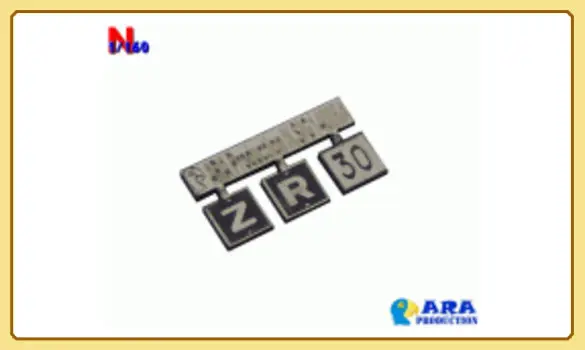 SNCF - TIV 30 (pancartes Z, R et 30) N