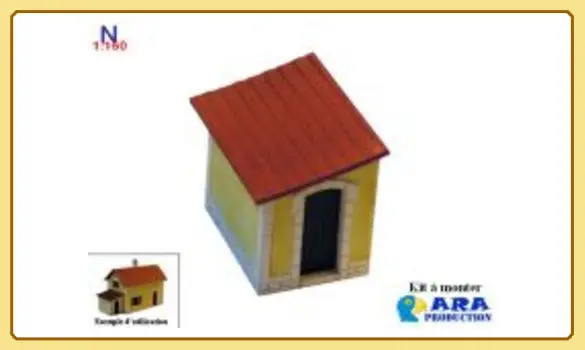 Appentis avec porte à droite