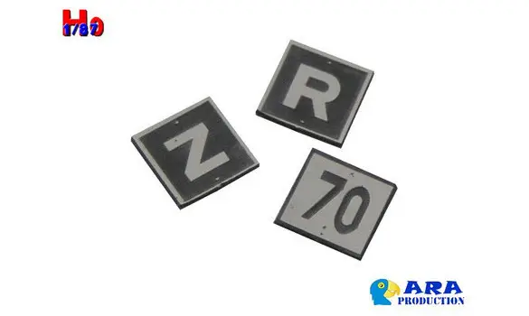 SNCF - TIV 70 (pancartes Z, R et 70)