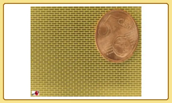 Feuille de briques appareil simple