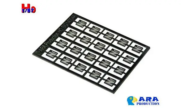 SNCF - 20 plaques Nf pour nacelle