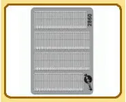 Support de garde-corps à 2 trous