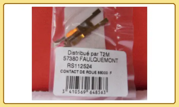 2 Lames de oontact de roue