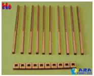 10 poteaux anciens de type béton 