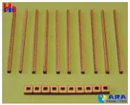 10 poteaux de type béton pour pancartes 