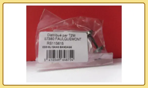 1 essieu sans bandage