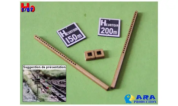 SNCF - Heurtoir 150m et Heurtoir 200m