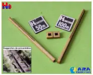 SNCF - Heurtoir 50m et Heurtoir 100m