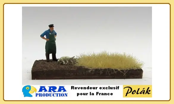 Herbe statique 4,5mm-paille sèche