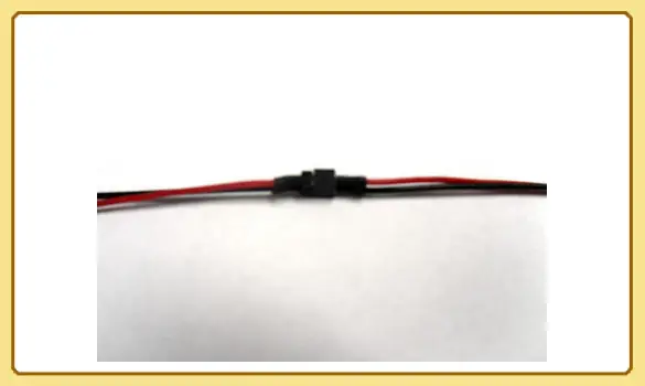 1 micro connecteur cablé 2 broches N/R