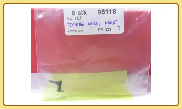 1 tampon voiture corail droit