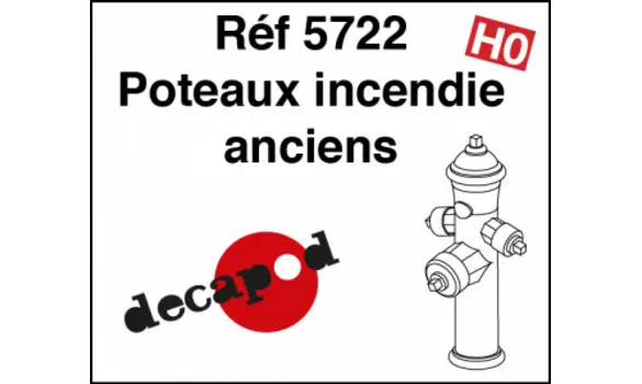 Poteaux incendie anciens [HO]