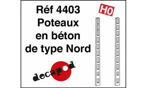 Poteaux béton Nord [HO]